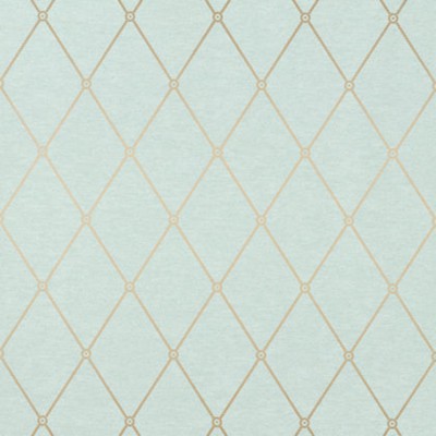 Фото Обои с рисунком - Орнамент - стиль Американский - Бирюзовые - Купить в Интернет-магазине