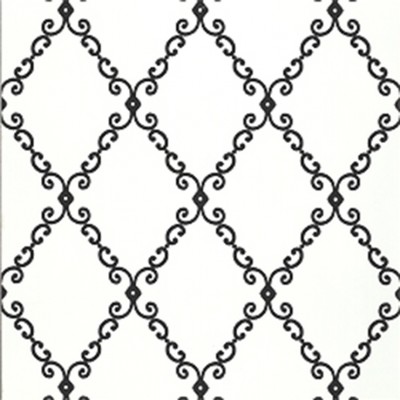 Фото Обои с рисунком - Орнамент - стиль Американский - Белые - Купить в Интернет-магазине