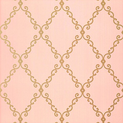 Фото Обои с рисунком - Орнамент - стиль Американский - Розовые - Купить в Интернет-магазине