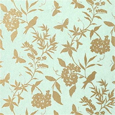 Фото Обои с рисунком - Растение - стиль Американский - Бирюзовые - Купить в Интернет-магазине