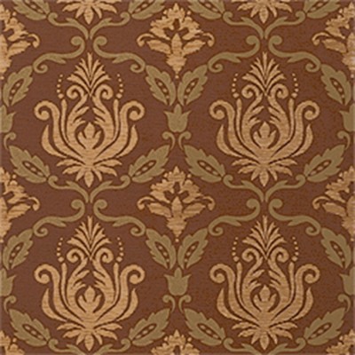 Фото Обои с рисунком - Дамаск - стиль Американский - Коричневые - Купить в Интернет-магазине