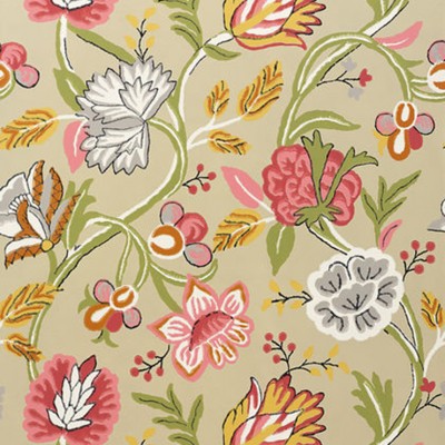Фото Обои с рисунком - Цветы - стиль Американский - Бежевые - Купить в Интернет-магазине