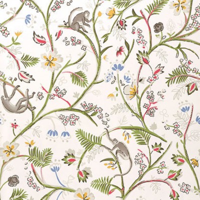 Фото Обои с рисунком - Растение - стиль Американский - Белые - Купить в Интернет-магазине