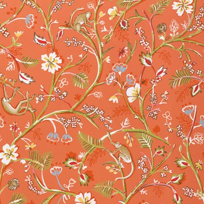 Фото Обои с рисунком - Растение - стиль Американский - Оранжевые - Купить в Интернет-магазине