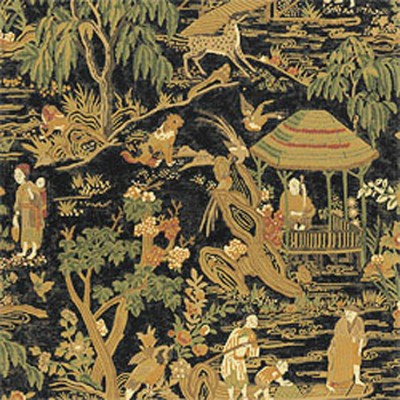 Фото Обои с рисунком - Крупный декор - стиль Американский - Черные - Купить в Интернет-магазине