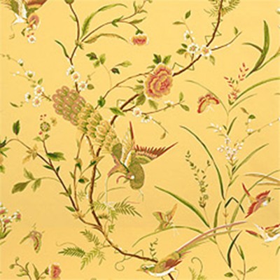 Фото Обои с рисунком - Растение - стиль Американский - Желтые - Купить в Интернет-магазине