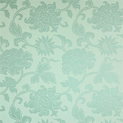 Фото Обои с рисунком - Дамаск - стиль Американский - Бирюзовые - Купить в Интернет-магазине