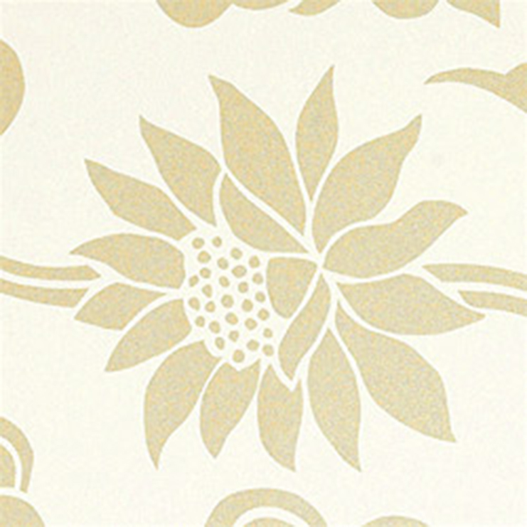 Фото Обои с рисунком - Дамаск - стиль Американский - Белые - Купить в Интернет-магазине