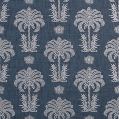 Фото Обои тканевые - Растение - стиль Американский - Синие - Купить в Интернет-магазине