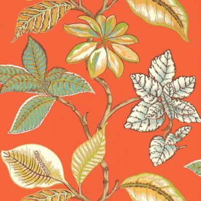 Фото Обои с рисунком - Крупный декор - стиль Американский - Оранжевые - Купить в Интернет-магазине