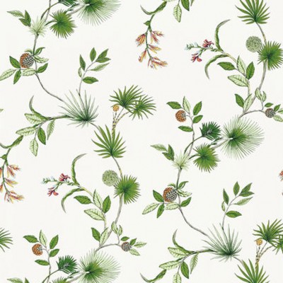 Фото Обои с рисунком - Растение - стиль Американский - Белые - Купить в Интернет-магазине