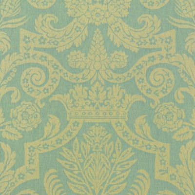 Фото Обои с рисунком - Дамаск - стиль Американский - Бирюзовые - Купить в Интернет-магазине