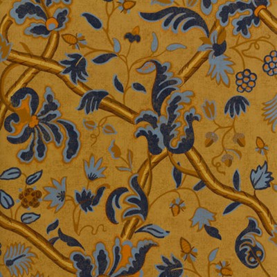 Фото Обои с рисунком - Растение - стиль Американский - Желтые - Купить в Интернет-магазине