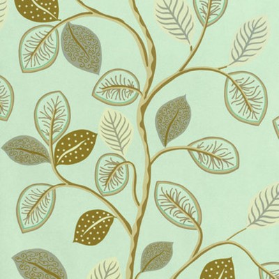 Фото Обои с рисунком - Орнамент - стиль Американский - Бирюзовые - Купить в Интернет-магазине