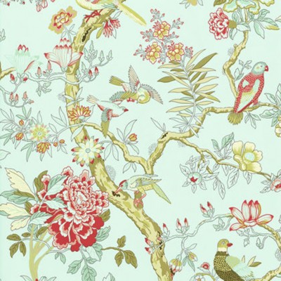 Фото Обои с рисунком - Анималистический принт - стиль Американский - Бирюзовые - Купить в Интернет-магазине