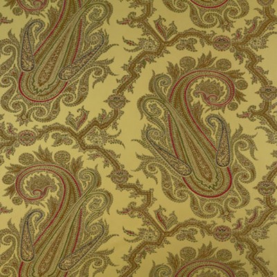 Фото Обои с рисунком - Пейсли - стиль Американский - Золотые - Купить в Интернет-магазине