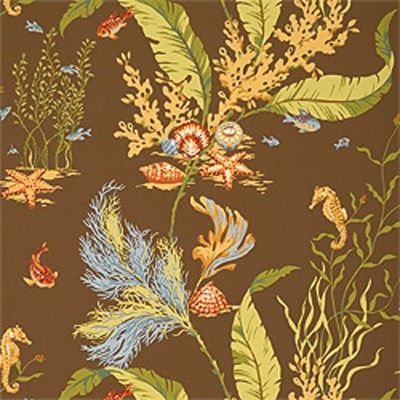 Фото Обои с рисунком - Крупный декор - стиль Американский - Коричневые - Купить в Интернет-магазине