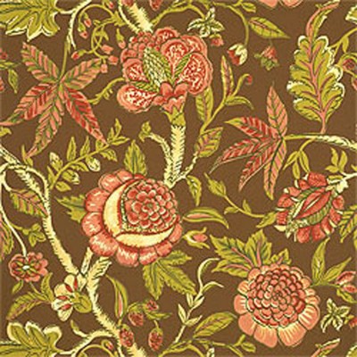 Фото Обои с рисунком - Цветы - стиль Американский - Коричневые - Купить в Интернет-магазине