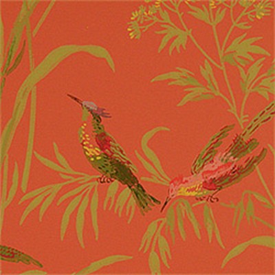 Фото Обои с рисунком - Анималистический принт - стиль Американский - Красные - Купить в Интернет-магазине