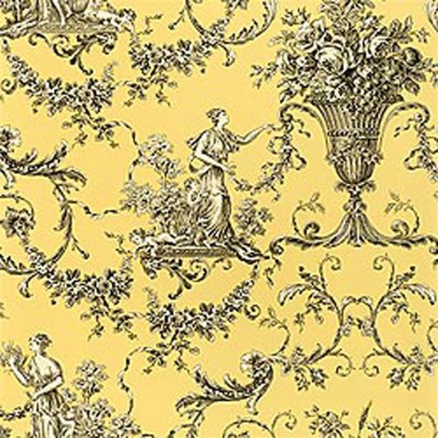 Фото Обои с рисунком - Туаль - стиль Американский - Желтые - Купить в Интернет-магазине