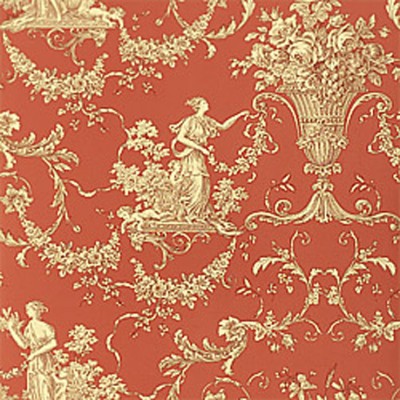 Фото Обои с рисунком - Туаль - стиль Американский - Оранжевые - Купить в Интернет-магазине