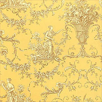 Фото Обои с рисунком - Туаль - стиль Американский - Желтые - Купить в Интернет-магазине