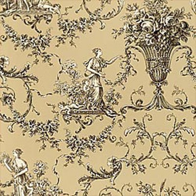 Фото Обои с рисунком - Туаль - стиль Американский - Бежевые - Купить в Интернет-магазине