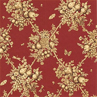 Фото Обои с рисунком - Крупный декор - стиль Американский - Красные - Купить в Интернет-магазине