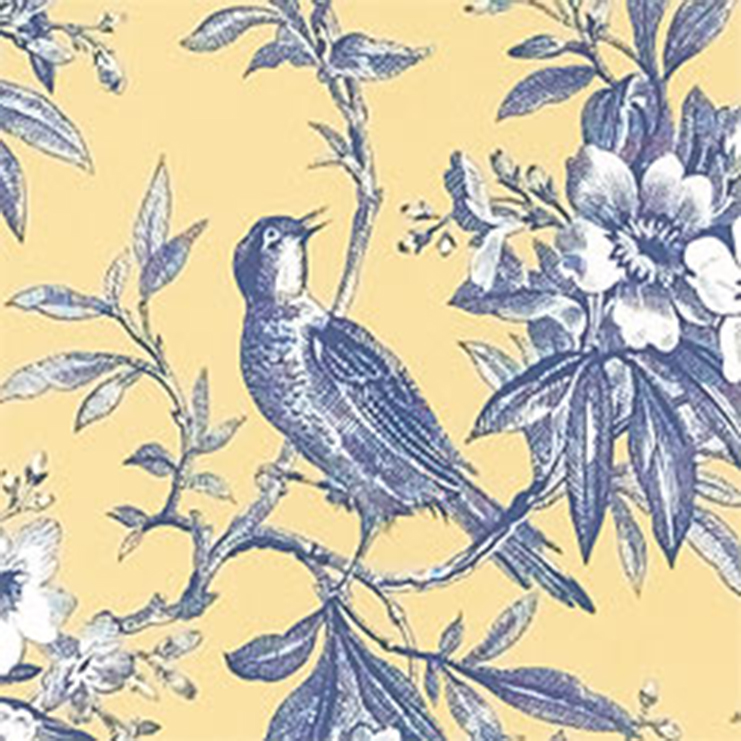 Фото Обои с рисунком - Туаль - стиль Американский - Желтые - Купить в Интернет-магазине