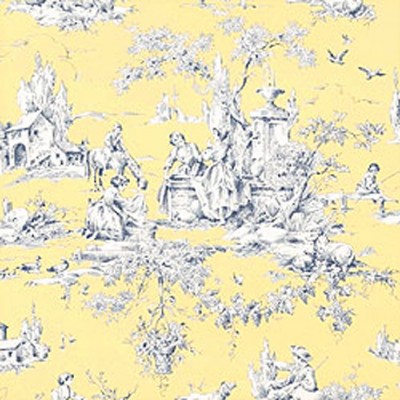 Фото Обои с рисунком - Туаль - стиль Американский - Желтые - Купить в Интернет-магазине