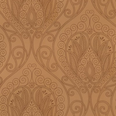 Фото Обои с рисунком - Дамаск - стиль Американский - Коричневые - Купить в Интернет-магазине