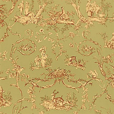 Фото Обои с рисунком - Туаль - стиль Американский - Зеленые - Купить в Интернет-магазине