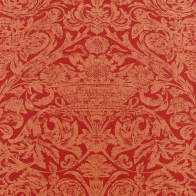 Фото Обои с рисунком - Дамаск - стиль Американский - Красные - Купить в Интернет-магазине