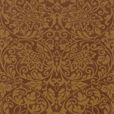 Фото Обои с рисунком - Дамаск - стиль Американский - Коричневые - Купить в Интернет-магазине