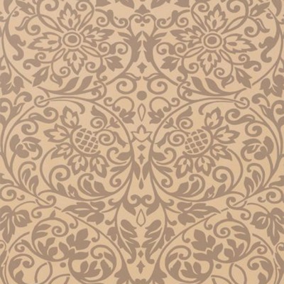Фото Обои с рисунком - Дамаск - стиль Американский - Бежевые - Купить в Интернет-магазине