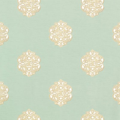 Фото Обои с рисунком - Крупный декор - стиль Американский - Бирюзовые - Купить в Интернет-магазине