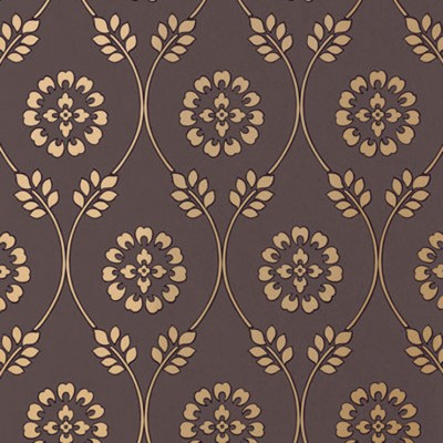 Фото Обои с рисунком - Орнамент - стиль Американский - Черные - Купить в Интернет-магазине