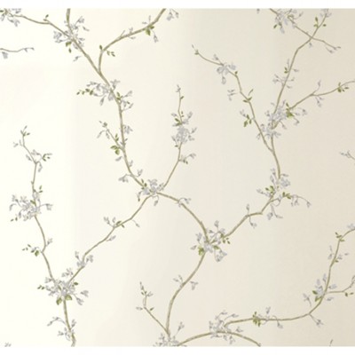 Фото Обои с рисунком - Растение - стиль Американский - Светло-серые - Купить в Интернет-магазине