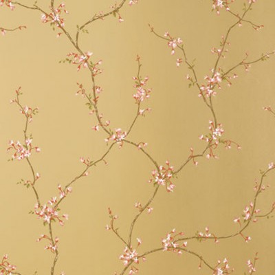 Фото Обои с рисунком - Растение - стиль Американский - Золотые - Купить в Интернет-магазине