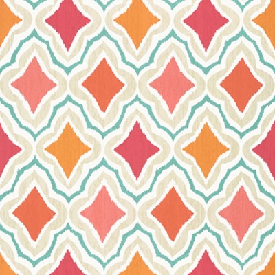 Фото Обои с рисунком - Орнамент - стиль Американский - Оранжевые - Купить в Интернет-магазине