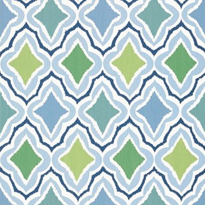 Фото Обои с рисунком - Орнамент - стиль Американский - Зеленые - Купить в Интернет-магазине