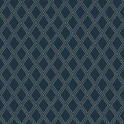 Фото Обои с рисунком - Орнамент - стиль Американский - Синие - Купить в Интернет-магазине