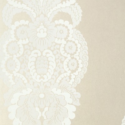 Фото Обои с рисунком - Дамаск - стиль Американский - Светло-коричневые - Купить в Интернет-магазине