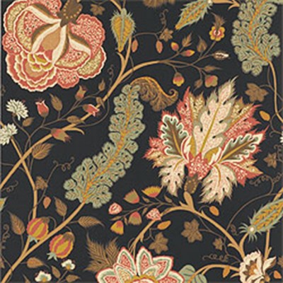 Фото Обои с рисунком - Растение - стиль Американский - Черные - Купить в Интернет-магазине