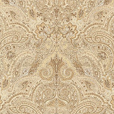 Фото Обои с рисунком - Пейсли - стиль Американский - Бежевые - Купить в Интернет-магазине