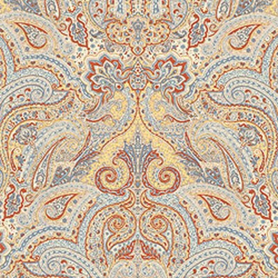 Фото Обои с рисунком - Пейсли - стиль Американский - Голубы - Купить в Интернет-магазине