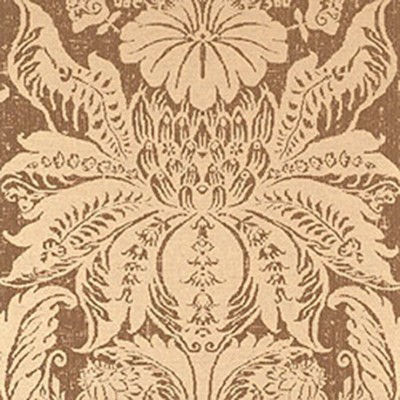 Фото Обои с рисунком - Дамаск - стиль Американский - Коричневые - Купить в Интернет-магазине