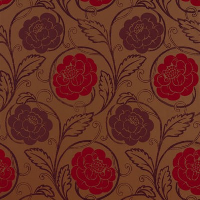 Фото Обои с рисунком - Цветы - стиль Американский - Коричневые - Купить в Интернет-магазине