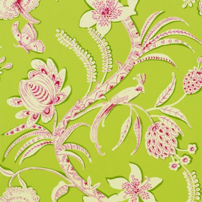 Фото Обои с рисунком - Орнамент - стиль Американский - Зеленые - Купить в Интернет-магазине