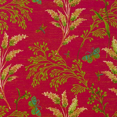 Фото Обои с рисунком - Растение - стиль Американский - Красные - Купить в Интернет-магазине